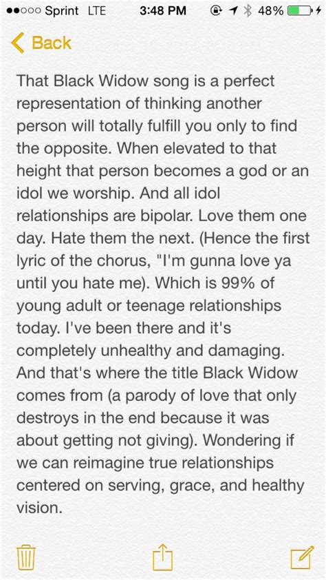 lyrics to black widow